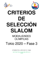CRITERIOS SLALOM FASE 3. APROBADO 17-09-20
