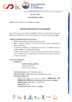 CIRCULAR Nº 40 2021 MESA DE CLASIFICACION DE PARACANOE