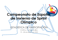 Estadísticas Campeonato España Invierno Sprint Olímpico
