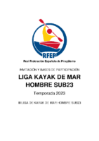 Bases Liga Kayak de Mar Hombre Sub23