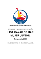 Bases Liga Kayak de Mar Mujer Juvenil