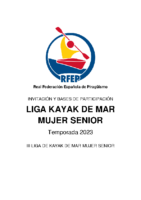 Bases Liga Kayak de Mar Mujer Senior
