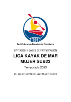 Bases Liga Kayak de Mar Mujer Sub23