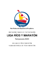 Bases Liga Ríos y Maratón