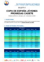 Copa ESP Cadete – Boletín 1