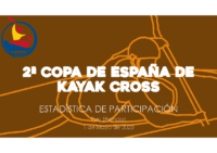 2a Copa ESP Kayak Cross – Estadísticas