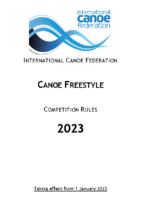 ICF Canoe Freestyle Competition Rules 2023
