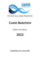 ICF Canoe Marathon Competition Rules 2023