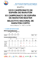 Cto ESP Maratón – Boletín 2
