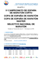 Cto ESP Maratón Corto – Boletín 1