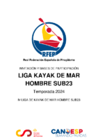 Bases Liga Kayak de Mar – Hombre Sub23