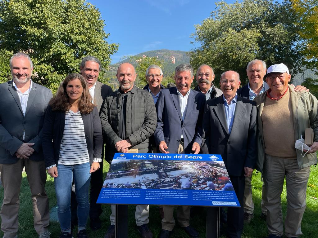 Maialen Chourraut ejerce de ‘madrina’ en el homenaje del COI al Parc Olímpic del Segre