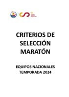 Maratón – criterios 2024