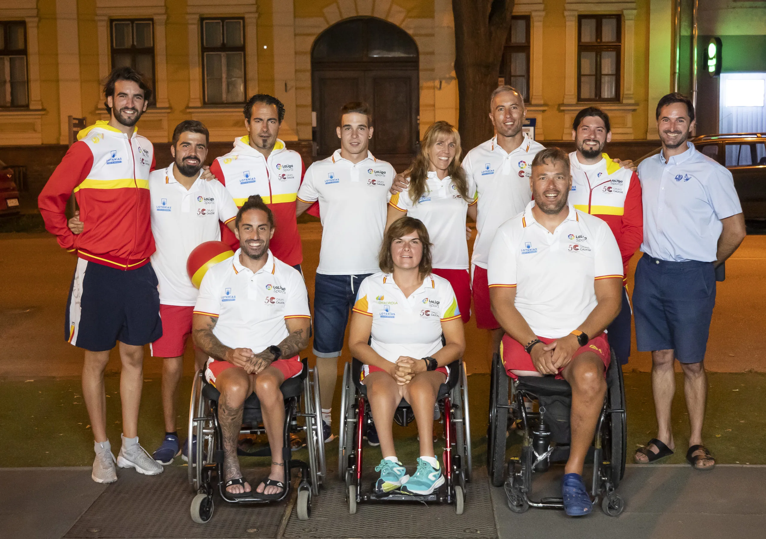 La selección española de paracanoe graba un vídeo promocional