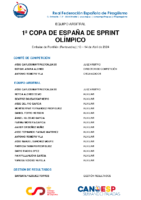 1a Copa ESP Sprint – Equipo Arbitral