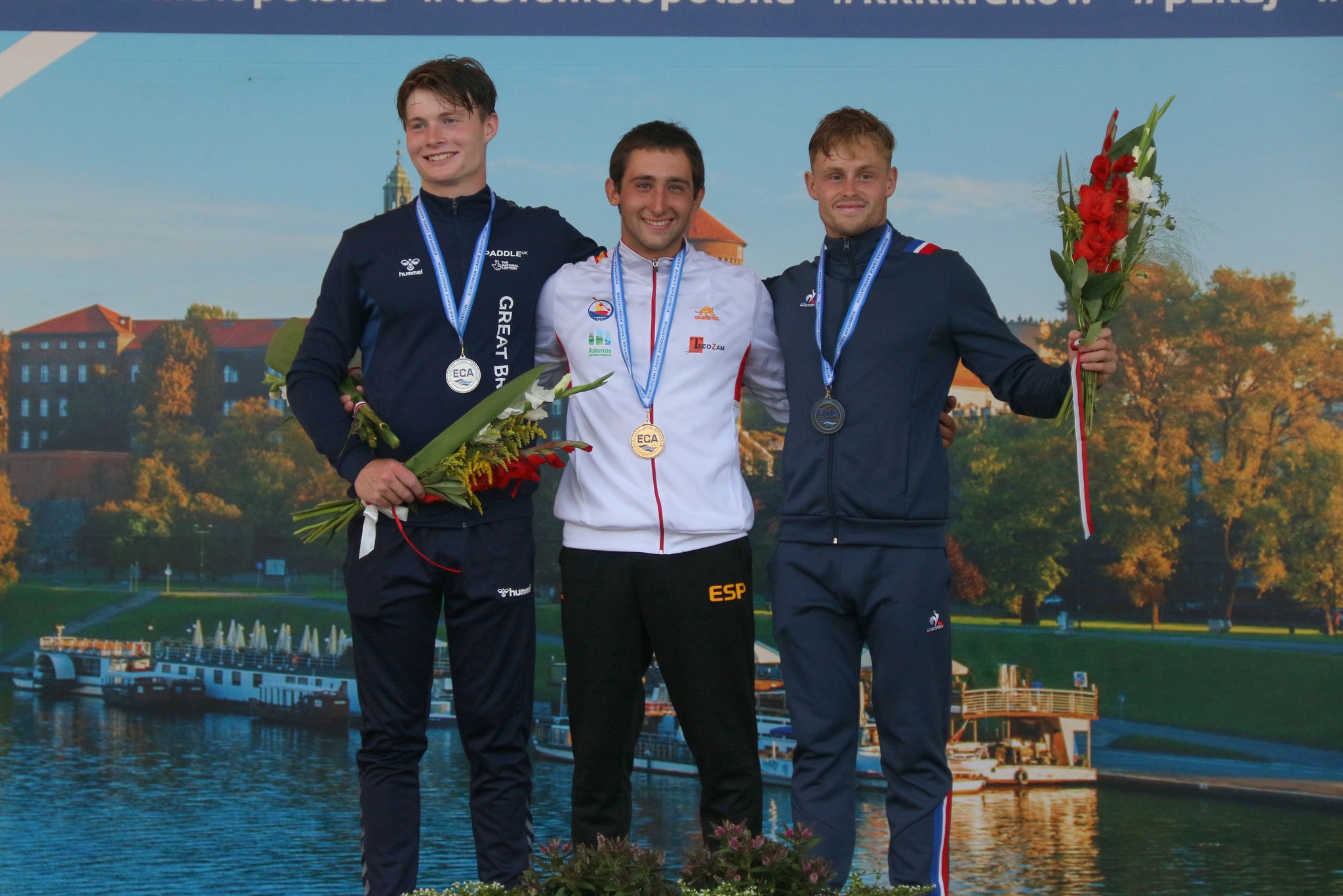 España termina el Campeonato de Europa de Slalom Junior y Sub 23 con un campeón continental y tres medallas