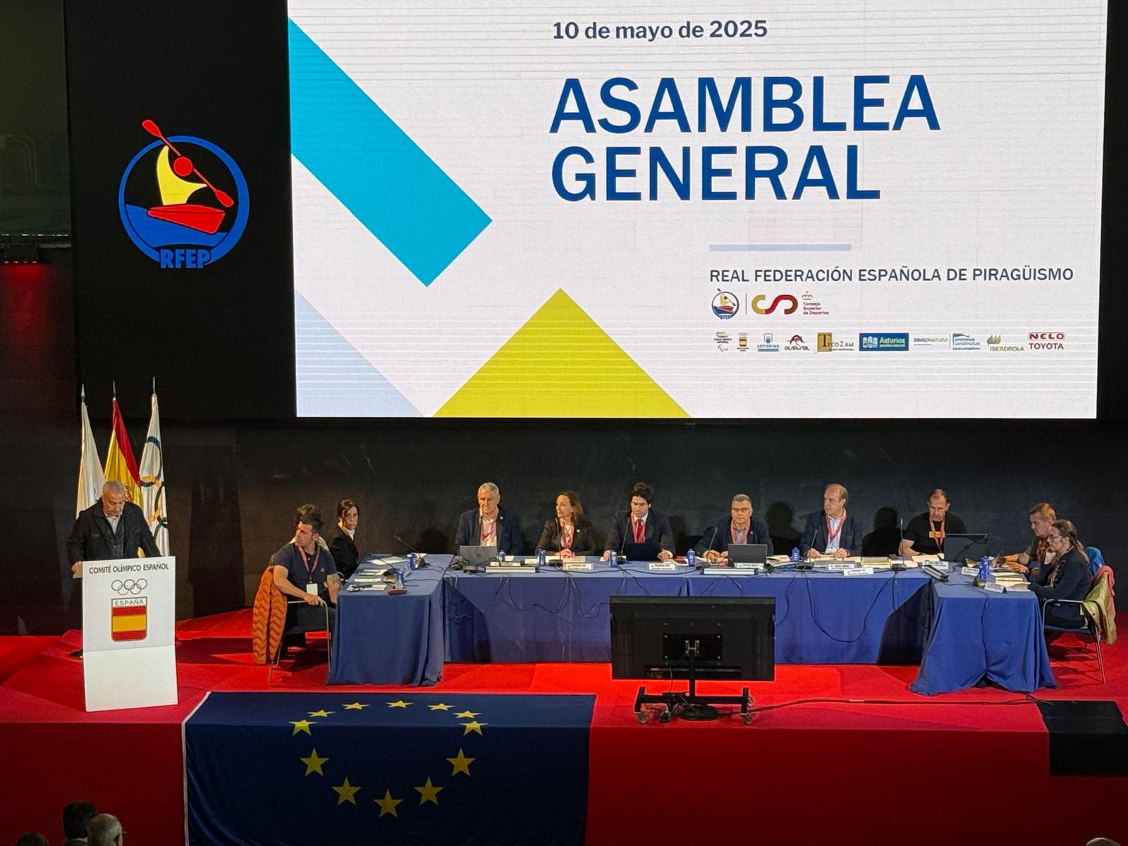 La Asamblea General de la Real Federación Española de Piragüismo ratifica el buen trabajo de la actual Junta Directiva