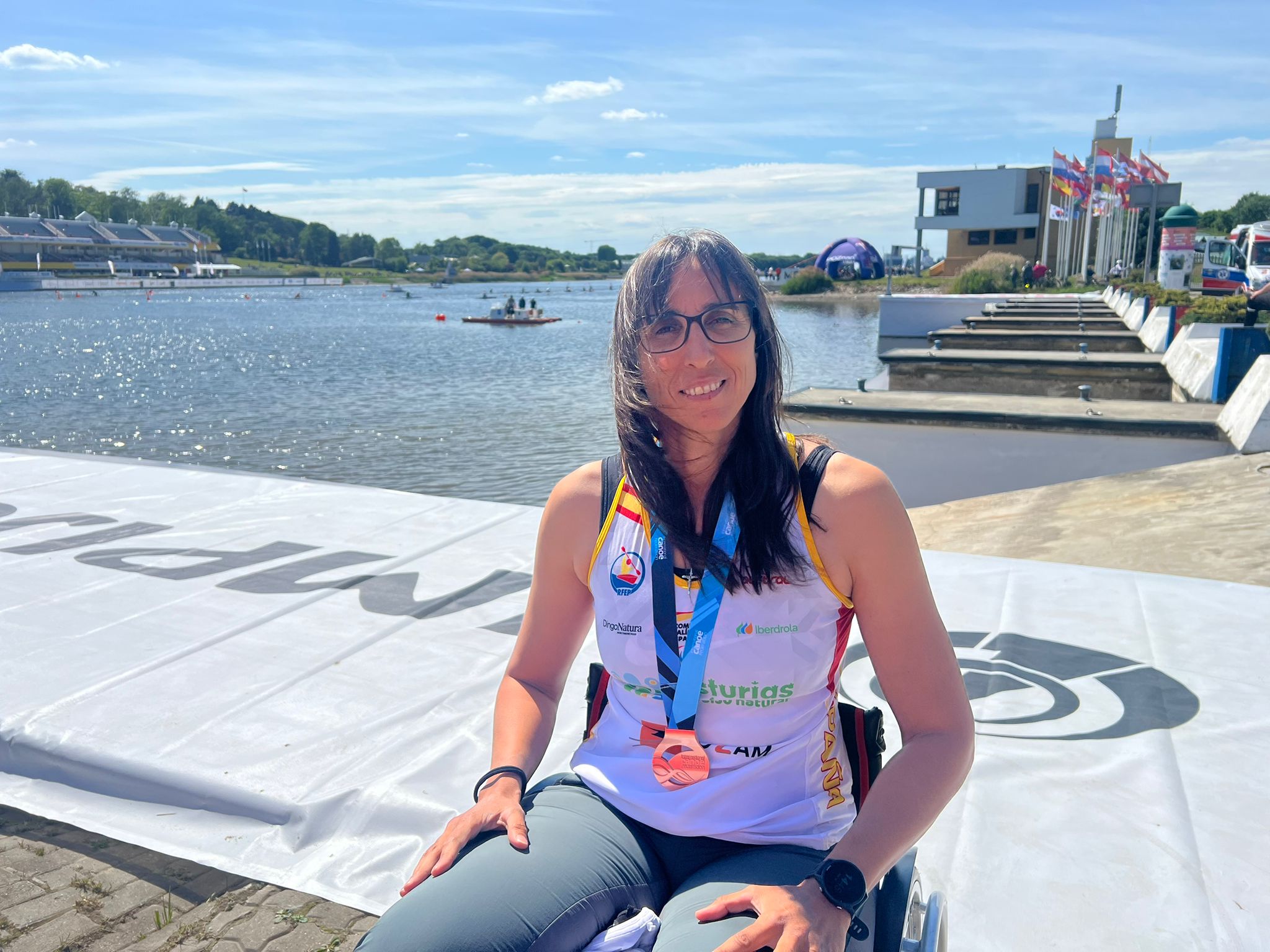 María Jiménez logra la medalla de bronce en el Europeo de Paracanoe