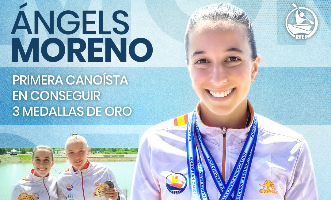 Angels Moreno entra en la historia del piragüismo español