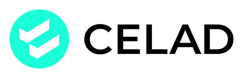 CELAD logo cmyk horizontal azul y negro SIN TXT