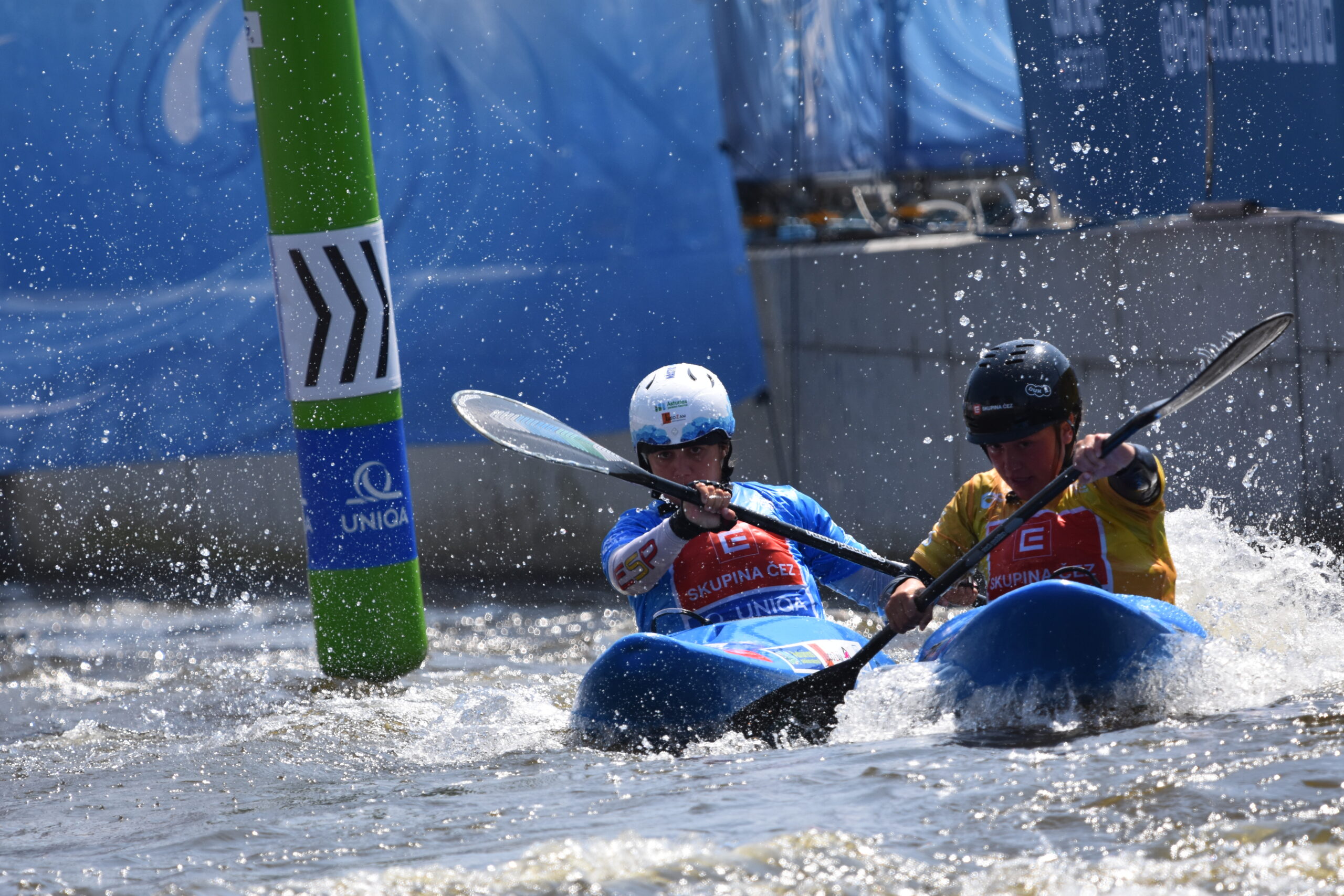 Maialen consigue su póker y Manel Contreras se estrena como campeón de España de Kayak Cross
