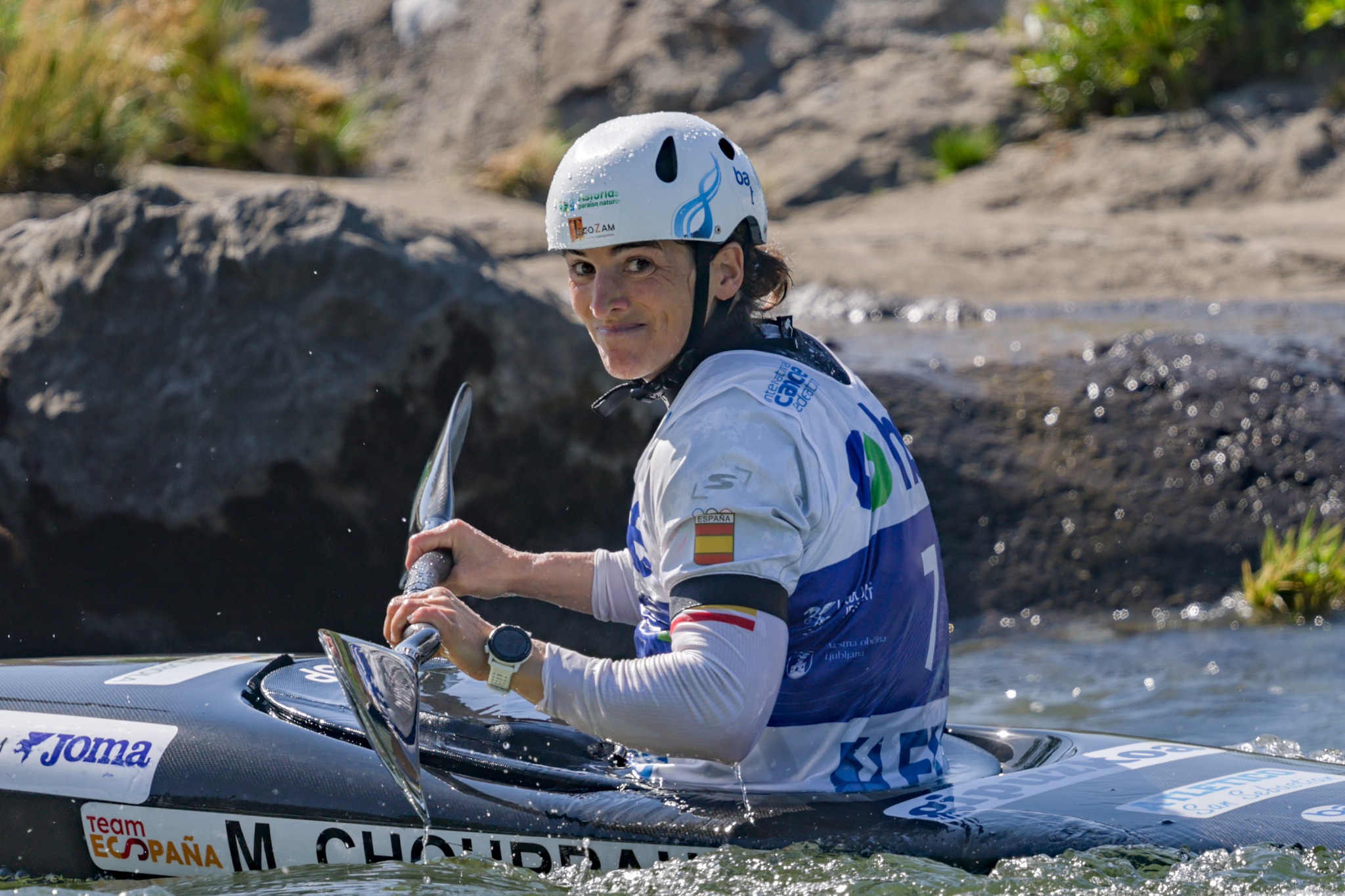Una incombustible Maialen Chourraut vuelve a un podio internacional en la I Copa del Mundo de Slalom