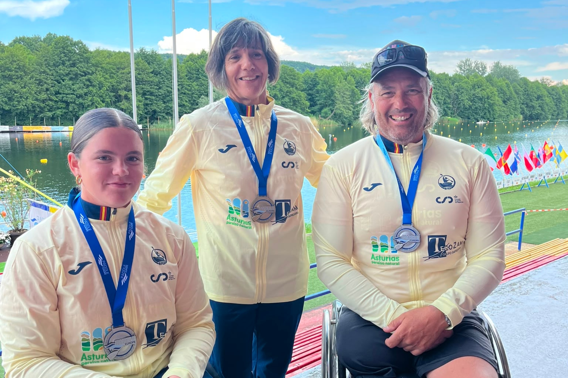 El Paracanoe se baña de oro y plata en el Europeo de Maratón