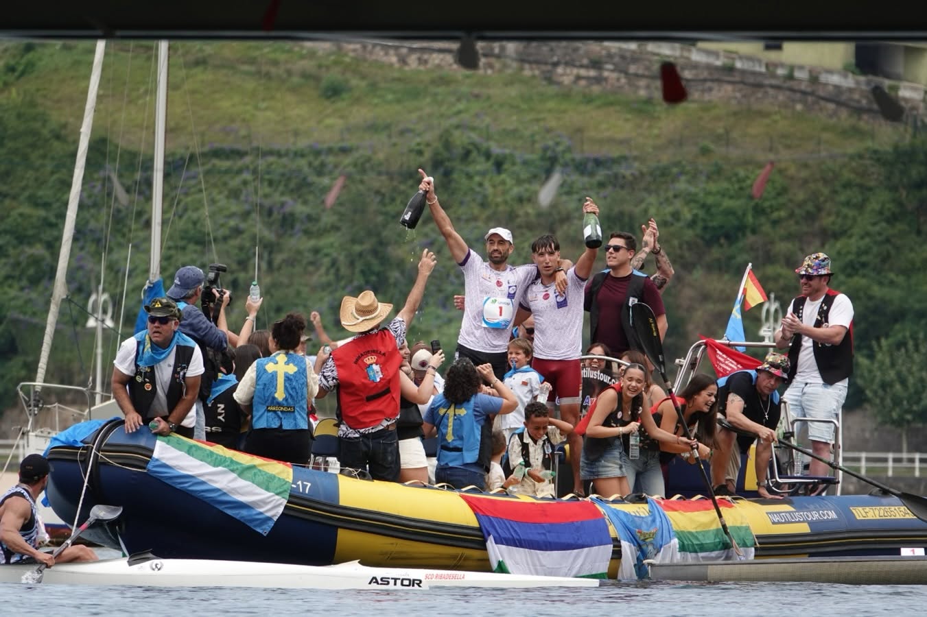Walter Bouzán y Alberto Llera repiten victoria en un espectacular Descenso del Sella