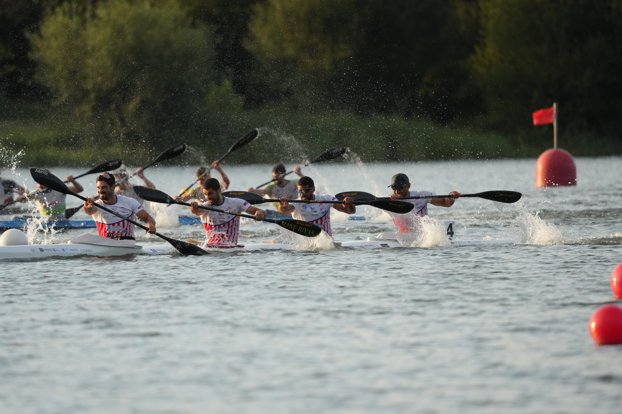 El Kayak Tudense reina en el K4 del Sprint Olímpico nacional