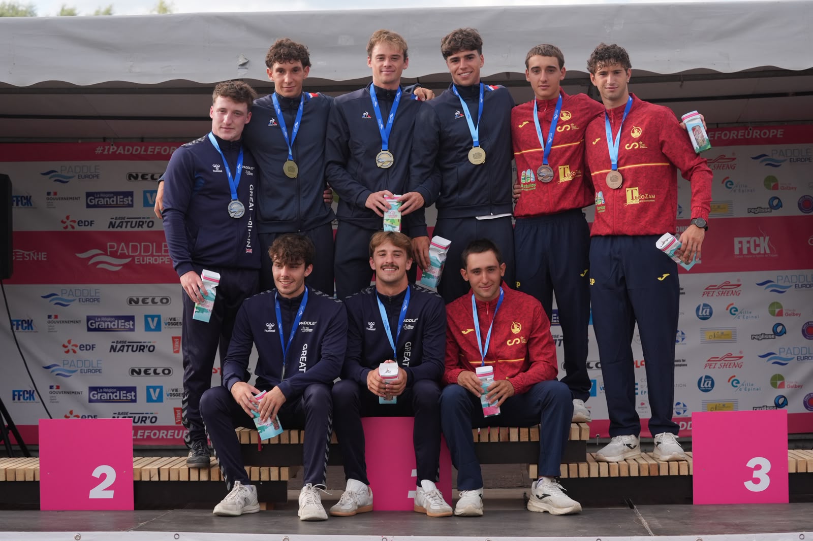 El K1 Sub 23 regala la primera alegría para España
